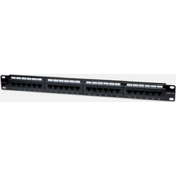Techly Professional Patch Panel Cat.6 UTP Techly I-PP 24-RU-C6T - 24 Θύρες RJ-45, 1U 19 & Gigabit