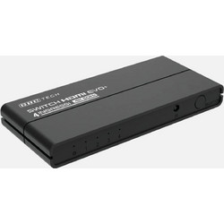 Επιλογέας HDMI GBC 14.2813.20 4K 60Hz HDR - 4 Θύρες, 18 Gbps & Τηλεχειριστήριο