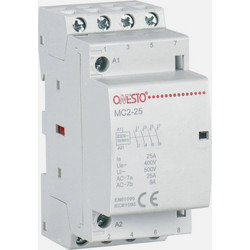 RP ONESTO Ρελέ Ισχύος 4P 25A 4NO 230V - Ράγα DIN, 4 Πόλοι & Πολυκυκλωματικός