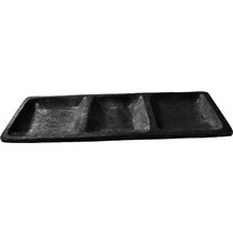 NUBIA ΔΙΣΚΟΣ ΔΙΑΚΟΣΜΗΣΗΣ 65x23x5cm ΞΥΛΟ ΜΑΥΡΟ