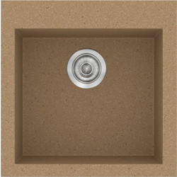 Sanitec Classic 339 Ένθετος Νεροχύτης Γρανίτη Ματ Granite Celtic Stone 50x50cm