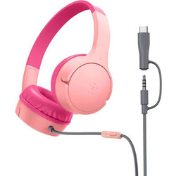 Belkin Soundform Mini Wi Ενσύρματα Παιδικά Ακουστικά On Ear Ροζ