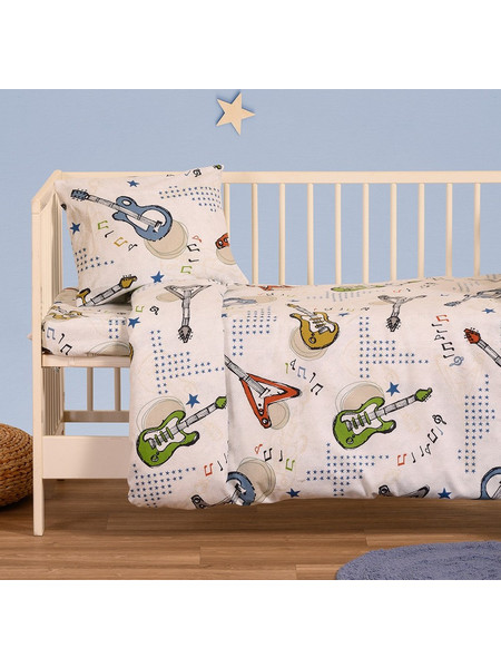 Melinen Home ΠΑΠΛΩΜΑΤΟΘΗΚΗ ΦΑΝΕΛΕΝΙΑ ΚΟΥΝΙΑΣ MUSIC ICE (110X160) WINTER LINE ΒΑΒΥ