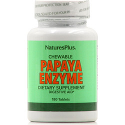 Nature's Plus Papaya Enzyme 180 Ταμπλέτες