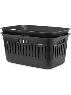 Brabantia 1010497 Καλάθι απλύτων Collect-It 40L , Black , 2 τμχ