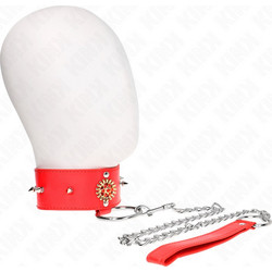 Kink Diamond Necklace with Belt 65cm Red