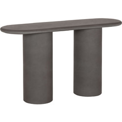 ΚΟΝΣΟΛΑ KENJI FIBER CEMENT ΣΕ ΓΚΡΙ 140x40x77