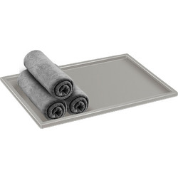 Sanco Hotel Amenities Guest Towel Tray Γκρι τσιμέντου ματ 00136-M104
