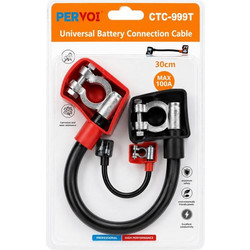PerVoi Καλώδιο Σύνδεσης Πόλων Μπαταρίας 30cm 100A CTC-999T - Universal Battery Connection Cable 014506