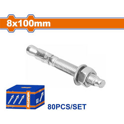 Wadfow WDQ2524 Βισματα Ούπα Μεταλλικό 8x100mm 80τμχ