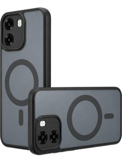 Techsuit PureFrost Θήκη Magsafe (Oppo A6) Frosted Black