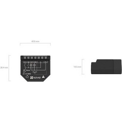 Ezviz Smart Switch 2 Καναλιών Wi-Fi 16A