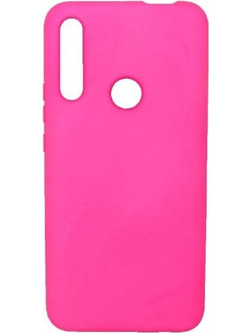 Θήκη Huawei P Smart Z Silky and Soft Touch Silicone Φούξια/Honor 9x Φούξια Θήκη πλάτης Σιλικόνη