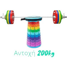 OLYMPUS Πτυσσόμενο σκαμπό αντοχής 200kg
