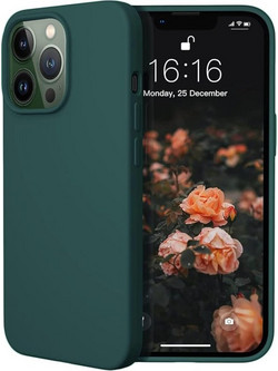 Θήκη για iPhone 16 Pro Silky and Soft Touch Silicone σε Πετρόλ Πετρόλ Θήκη πλάτης Σιλικόνη
