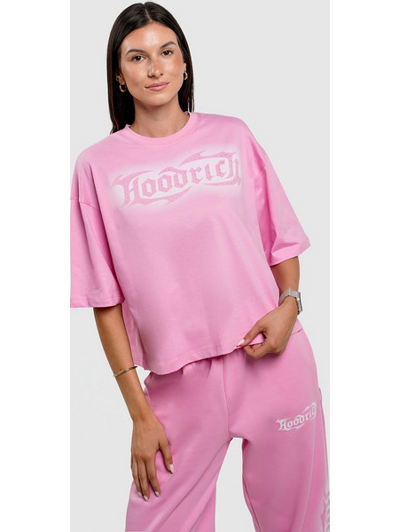 Hoodrich Luz Γυναικείο T-Shirt HW03260296 Bergonia Pink/White Spray/Silver Rhinestones