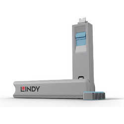 USB PORT BLOCKER 4PACK/BLUE 40465 LINDY