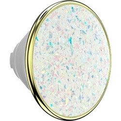 PopSockets Poptop Luxe Enamel Opal Phone Grip And Stand White - (809562)