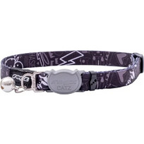 Rogz Περιλαίμιο Γάτας Midnight Black S 20-31cm