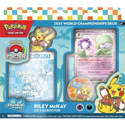 Pokemon TGC Trading Card Gards: 2025 World Championship Deck - Riley McKay (Gardevoir ex) Αγγλικά | Συλλεκτική Τράπουλα 60 Καρτών