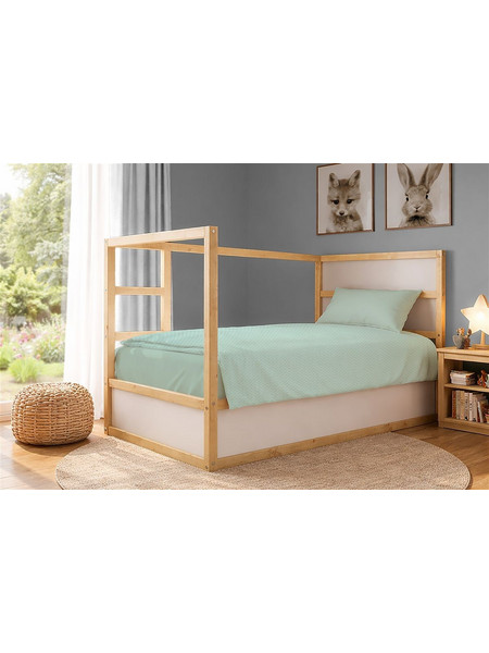 Κουβέρτα Πικέ Μονόχρωμη 325 gr/m 165x270 Mint 100% Cotton Dimcol