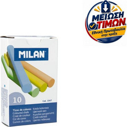Milan Κιμωλίες Χρωματιστές 10Τμχ (325-00423-1047)