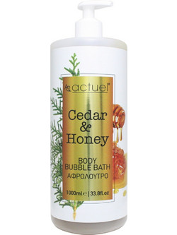 Actuel Cedar & Honey Foam Bubble Bath 1lt