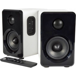 AvLink ABS35 Αυτοενισχυόμενα Ηχεία με Bluetooth 30W Λευκά (Ζεύγος)