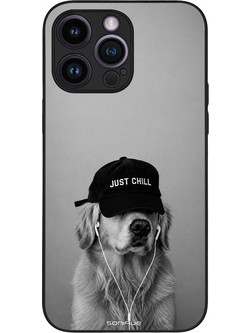 Sonique Men's Edition Θήκη με Σχέδιο «Just Chill Pup» (iPhone 14 Pro Max)