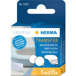 Herma Κόλλα Roller Transfer Refill Pack Removable 15m για Χαρτί 1061
