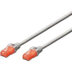 Digitus U/UTP Cat.6 Καλώδιο Δικτύου Ethernet 10m Grey DK-1617-100