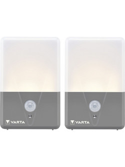 Varta Φωτιστικό Νυκτός με Τροφοδοσία Μπαταρίας και Αισθητήρα Κίνησης 2τμχ