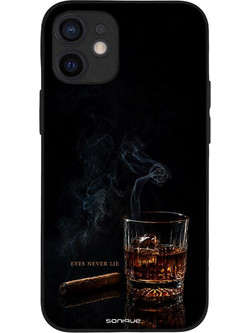 Sonique Men's Edition Back Cover Eyes Never Lie (iPhone 12 mini)