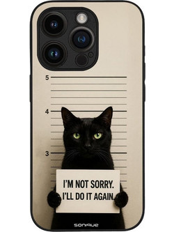Sonique Men's Edition Θήκη με Σχέδιο «Not Sorry» (iPhone 14 Pro)