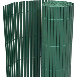 vidaXL Περίφραξη Κήπου Διπλής Όψης από PVC - πράσινο, 90 x 300 cm