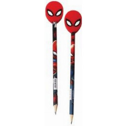 Marvel - Spider-Man Μολύβι με Rubber Φιγούρα