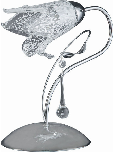 Arkolight 1179-11 Πορτατίφ E14 Ασημί Φ24xΥ27cm