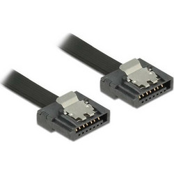 DeLOCK 83838 Καλώδιο Σκληρού Δίσκου 7-Pin SATA III to 7-Pin SATA III 0.1m Black
