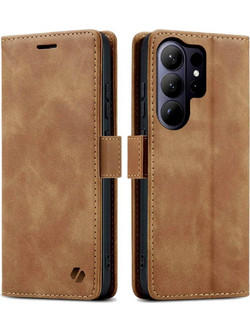 Spacecase Wallet Θήκη Πορτοφόλι Light Brown (Samsung Galaxy S26 Ultra)