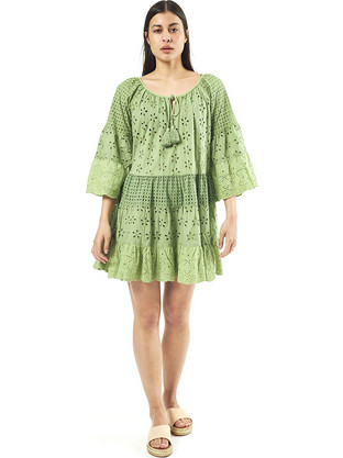 Verde Mini Καλοκαιρινό Φόρεμα 52-0052
