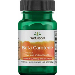 Swanson Beta Carotene 100 Μαλακές Κάψουλες