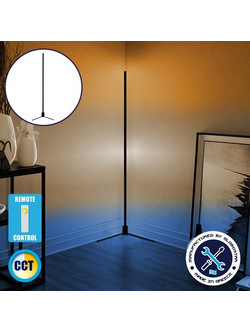 Επιδαπέδιο φωτιστικό GloboStar Alien LED μαύρο 200εκ