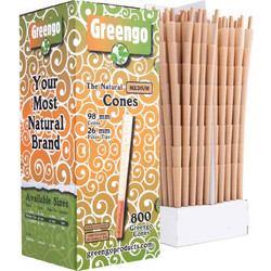 GreenGo Cones Unbleached Κώνος - Medium Size 98mm 800 τεμ
