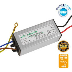 Μετασχηματιστής Προβολέα LED 50W IN 230V OUT 1500mA DC 0.95PF GloboStar 47855