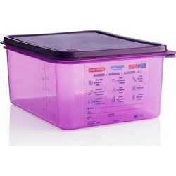 Αεροστεγές Δοχείο Τροφίμων GN 1/2 Antialergenos 10lt 325x265x150mm 61391 - Araven