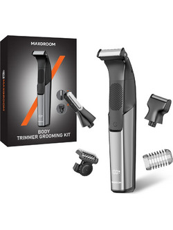 MAXGROOM M-319 Multifunctional Trimmer With Replaceable Tips - Black M-319 - (Body Trimmer Grooming Kit M-319)