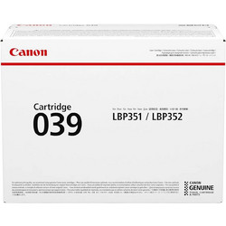 Canon 039 Black Toner