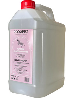 RODOPIST - ΚΟΛΩΝΙΑ ΓΙΑ ΜΠΟΜΠΟΝΙΕΡΕΣ VELVET DREAM 5000 ML