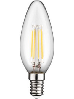 GOOBAY GOOBAY LED λάμπα candle 65390, E14, Filament, 4W, 2700K, 470lm