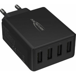 Ansmann HC430 Φορτιστής Χωρίς Καλώδιο με 4 Θύρες USB-A 30W Black